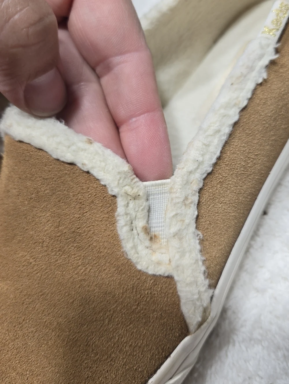 Keds® Double Decker Suede Slip-On Sneakers Tan Sz 8
